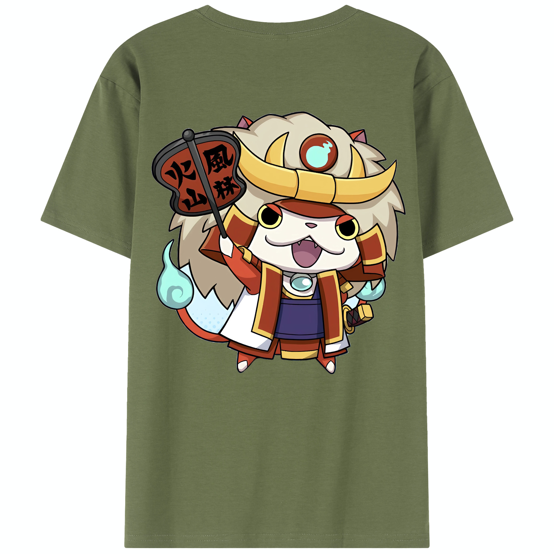 （画像用） 妖怪ウォッチ Yo-kai Watch 綿100％半袖Tシャツ（背面プリント）